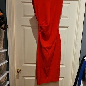 Express Sleeveless Red Dress